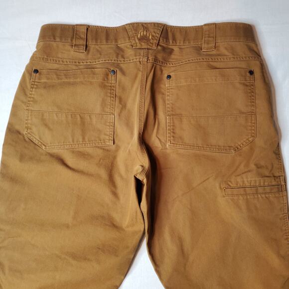 Alaskan Hardgear Men's Size 38x34 AKHG Stone Run Slim Fit Pants Brown 23718 - Picture 6 of 9